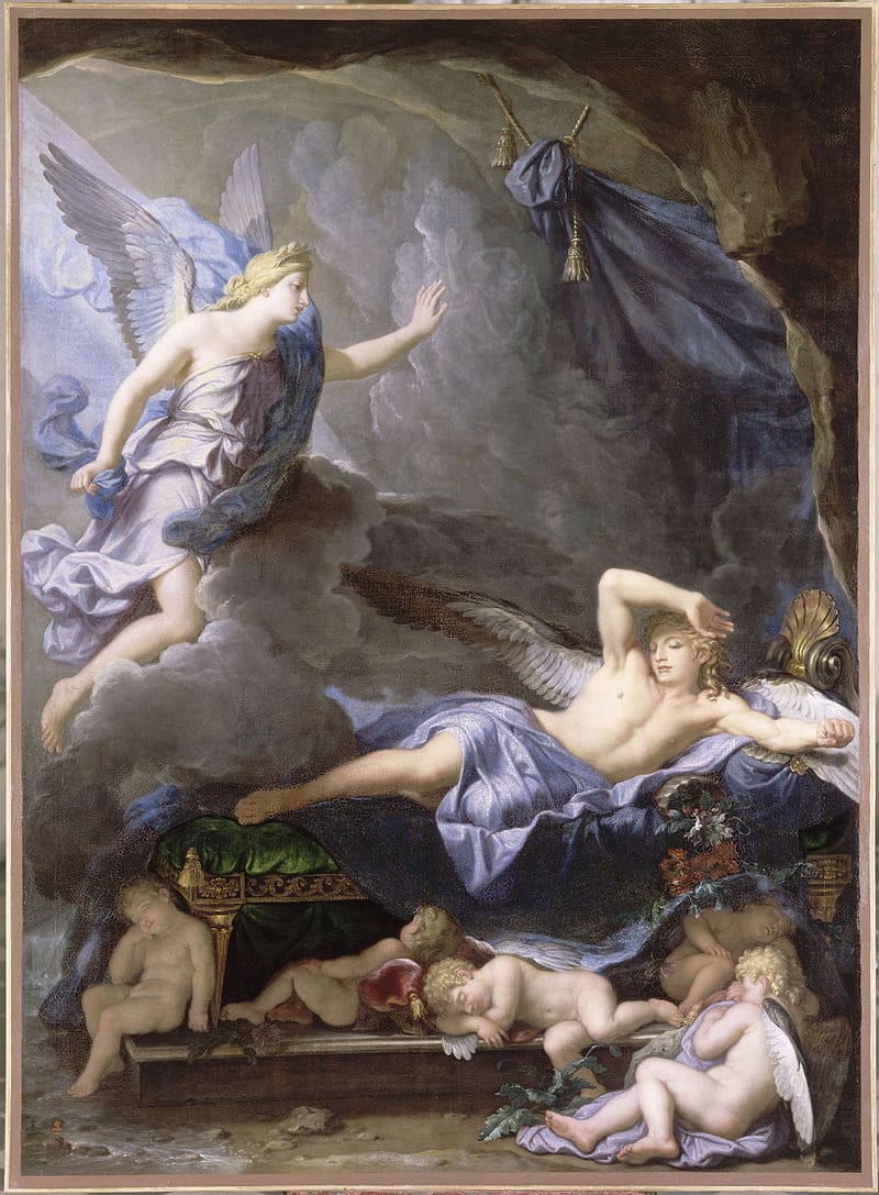 René-Antoine Houasse - Morpheus Awakening as Iris Draws Near, 1690